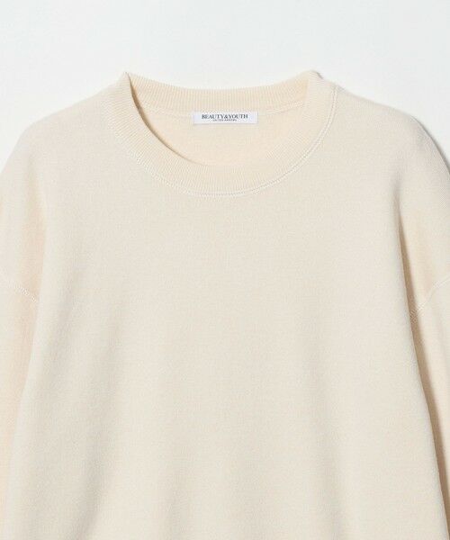 BEAUTY&YOUTH UNITED ARROWS / ビューティー&ユース ユナイテッドアローズ ニット・セーター | コットンウール スムース クルーネック プルオーバー ウォッシャブル | 詳細1