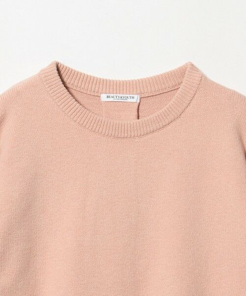 BEAUTY&YOUTH UNITED ARROWS / ビューティー&ユース ユナイテッドアローズ ニット・セーター | コットンブレンド バックタック ニットプルオーバー ウォッシャブル | 詳細3