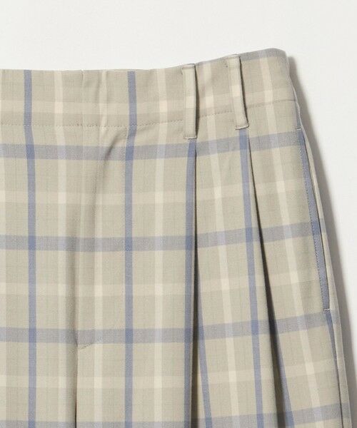 BEAUTY&YOUTH UNITED ARROWS / ビューティー&ユース ユナイテッドアローズ その他パンツ | ポリエステルブレンド チェック ワイドパンツ | 詳細1