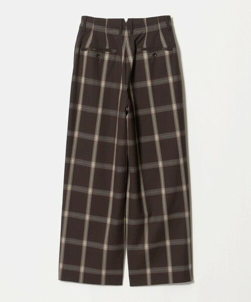 BEAUTY&YOUTH UNITED ARROWS / ビューティー&ユース ユナイテッドアローズ その他パンツ | ポリエステルブレンド チェック ワイドパンツ | 詳細4