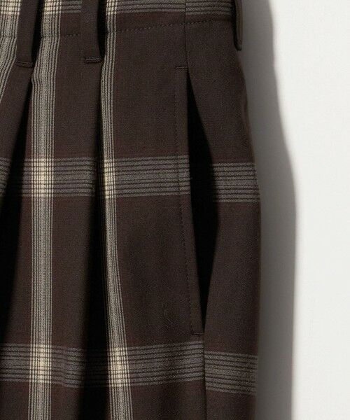 BEAUTY&YOUTH UNITED ARROWS / ビューティー&ユース ユナイテッドアローズ その他パンツ | ポリエステルブレンド チェック ワイドパンツ | 詳細6