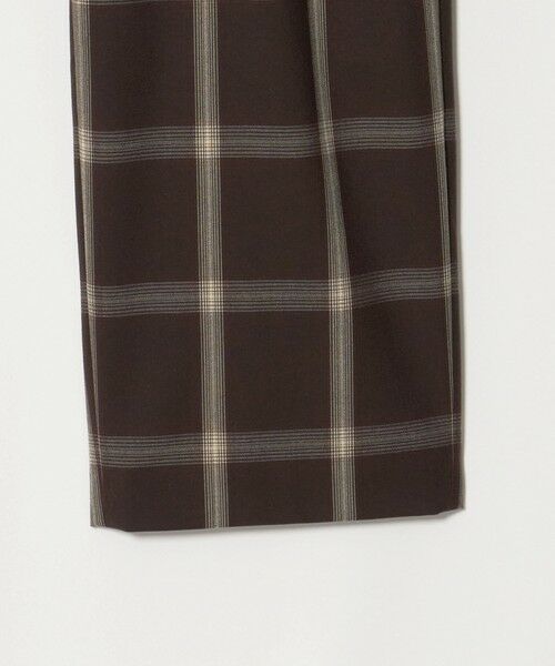 BEAUTY&YOUTH UNITED ARROWS / ビューティー&ユース ユナイテッドアローズ その他パンツ | ポリエステルブレンド チェック ワイドパンツ | 詳細9