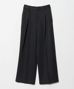 BEAUTY&YOUTH UNITED ARROWS / ビューティー&ユース ユナイテッドアローズ その他パンツ | ツイードライク レイヤータック ワイドパンツ ウォッシャブル