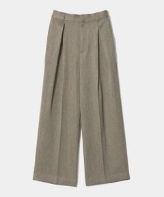 BEAUTY&YOUTH UNITED ARROWS / ビューティー&ユース ユナイテッドアローズ その他パンツ | ツイードライク レイヤータック ワイドパンツ ウォッシャブル