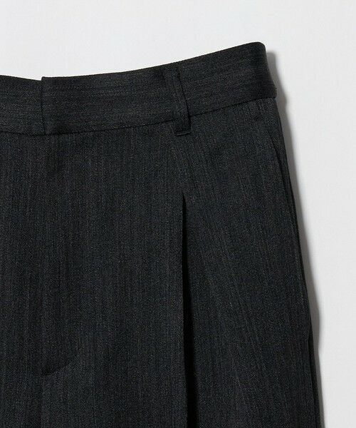 BEAUTY&YOUTH UNITED ARROWS / ビューティー&ユース ユナイテッドアローズ その他パンツ | ツイードライク レイヤータック ワイドパンツ ウォッシャブル | 詳細1