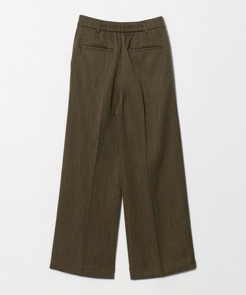 BEAUTY&YOUTH UNITED ARROWS / ビューティー&ユース ユナイテッドアローズ その他パンツ | ツイードライク レイヤータック ワイドパンツ ウォッシャブル | 詳細7