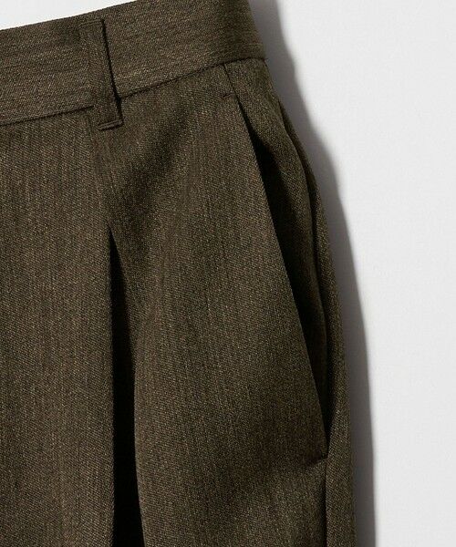 BEAUTY&YOUTH UNITED ARROWS / ビューティー&ユース ユナイテッドアローズ その他パンツ | ツイードライク レイヤータック ワイドパンツ ウォッシャブル | 詳細9