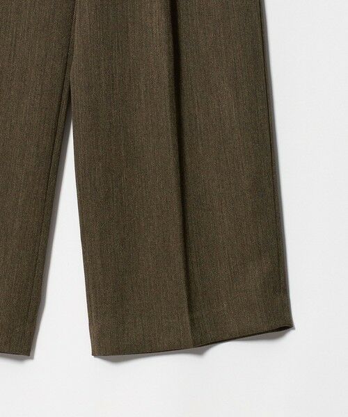 BEAUTY&YOUTH UNITED ARROWS / ビューティー&ユース ユナイテッドアローズ その他パンツ | ツイードライク レイヤータック ワイドパンツ ウォッシャブル | 詳細12