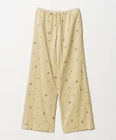 BEAUTY&YOUTH UNITED ARROWS / ビューティー&ユース ユナイテッドアローズ その他パンツ | ベロア エンブロイダリー イージーパンツ