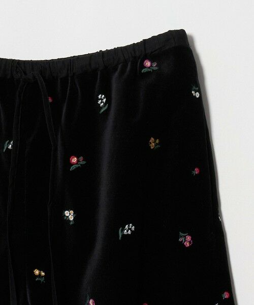 BEAUTY&YOUTH UNITED ARROWS / ビューティー&ユース ユナイテッドアローズ その他パンツ | ベロア エンブロイダリー イージーパンツ | 詳細1