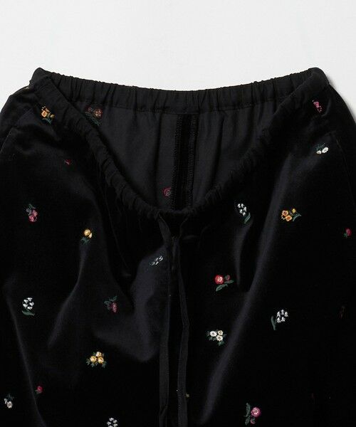 BEAUTY&YOUTH UNITED ARROWS / ビューティー&ユース ユナイテッドアローズ その他パンツ | ベロア エンブロイダリー イージーパンツ | 詳細2