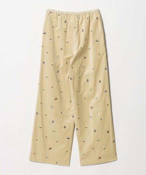 BEAUTY&YOUTH UNITED ARROWS / ビューティー&ユース ユナイテッドアローズ その他パンツ | ベロア エンブロイダリー イージーパンツ | 詳細4