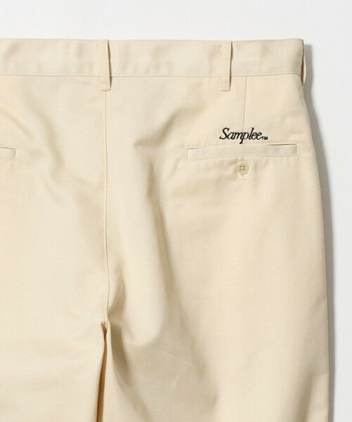 BEAUTY&YOUTH UNITED ARROWS / ビューティー&ユース ユナイテッドアローズ その他パンツ | ＜Samplee＞ポリエステルコットン タックパンツ | 詳細4