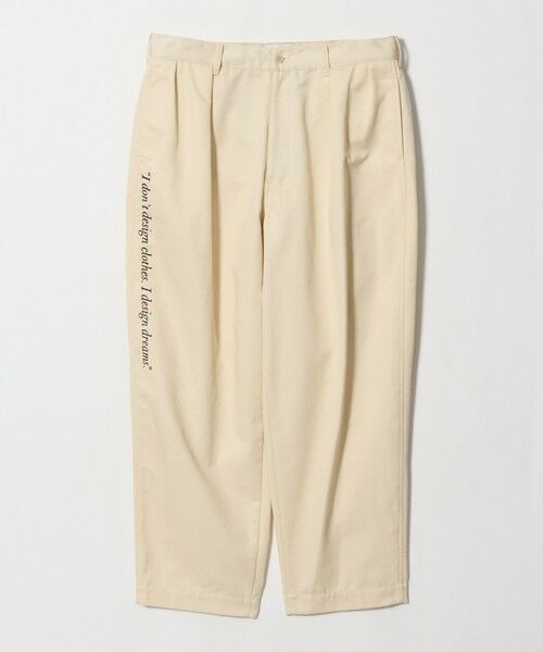 BEAUTY&YOUTH UNITED ARROWS / ビューティー&ユース ユナイテッドアローズ その他パンツ | ＜Samplee＞ポリエステルコットン タックパンツ（NATURAL）