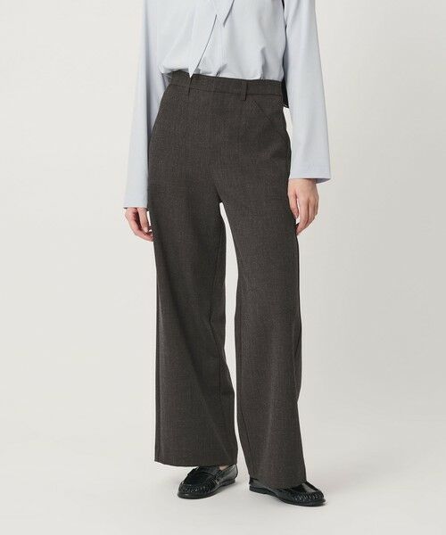 BEAUTY&YOUTH UNITED ARROWS / ビューティー&ユース ユナイテッドアローズ スラックス・ドレスパンツ | 【WEB限定 Wardrobe DAILY MINIMAL】メランジ ステッチワイドパンツ ウォッシャブル | 詳細7