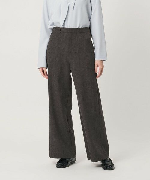 BEAUTY&YOUTH UNITED ARROWS / ビューティー&ユース ユナイテッドアローズ スラックス・ドレスパンツ | 【WEB限定 Wardrobe DAILY MINIMAL】メランジ ステッチワイドパンツ ウォッシャブル | 詳細8