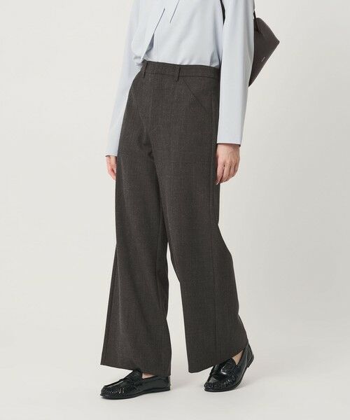 BEAUTY&YOUTH UNITED ARROWS / ビューティー&ユース ユナイテッドアローズ スラックス・ドレスパンツ | 【WEB限定 Wardrobe DAILY MINIMAL】メランジ ステッチワイドパンツ ウォッシャブル | 詳細9