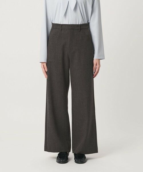 BEAUTY&YOUTH UNITED ARROWS / ビューティー&ユース ユナイテッドアローズ スラックス・ドレスパンツ | 【WEB限定 Wardrobe DAILY MINIMAL】メランジ ステッチワイドパンツ ウォッシャブル | 詳細12