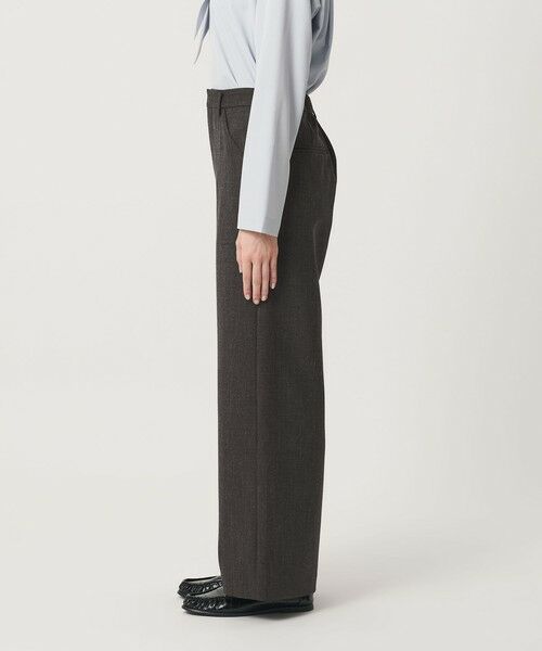 BEAUTY&YOUTH UNITED ARROWS / ビューティー&ユース ユナイテッドアローズ スラックス・ドレスパンツ | 【WEB限定 Wardrobe DAILY MINIMAL】メランジ ステッチワイドパンツ ウォッシャブル | 詳細13