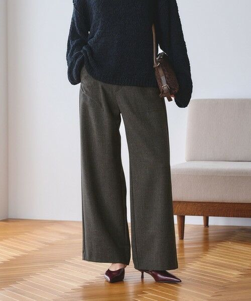 BEAUTY&YOUTH UNITED ARROWS / ビューティー&ユース ユナイテッドアローズ スラックス・ドレスパンツ | 【WEB限定 Wardrobe DAILY MINIMAL】メランジ ステッチワイドパンツ ウォッシャブル | 詳細2