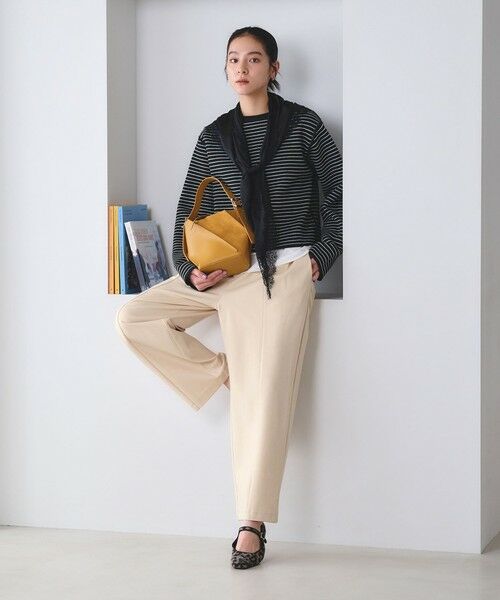 BEAUTY&YOUTH UNITED ARROWS / ビューティー&ユース ユナイテッドアローズ その他パンツ | 【WEB限定 Wardrobe DAILY MINIMAL】ジャージー タックカーブパンツ ウォッシャブル | 詳細6