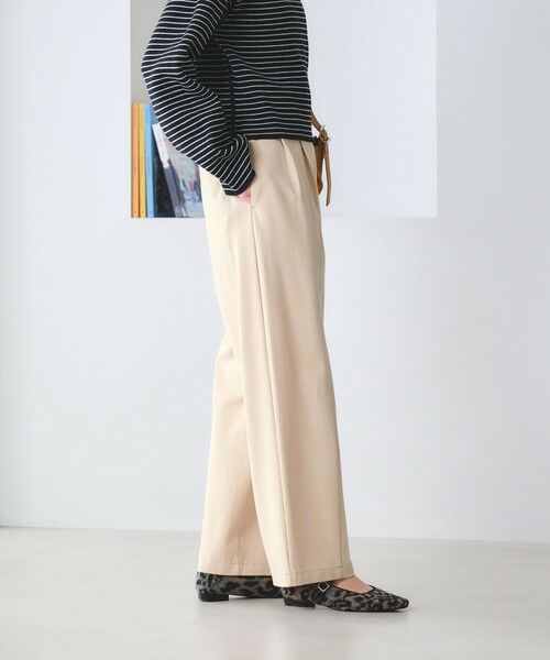 BEAUTY&YOUTH UNITED ARROWS / ビューティー&ユース ユナイテッドアローズ その他パンツ | 【WEB限定 Wardrobe DAILY MINIMAL】ジャージー タックカーブパンツ ウォッシャブル | 詳細3