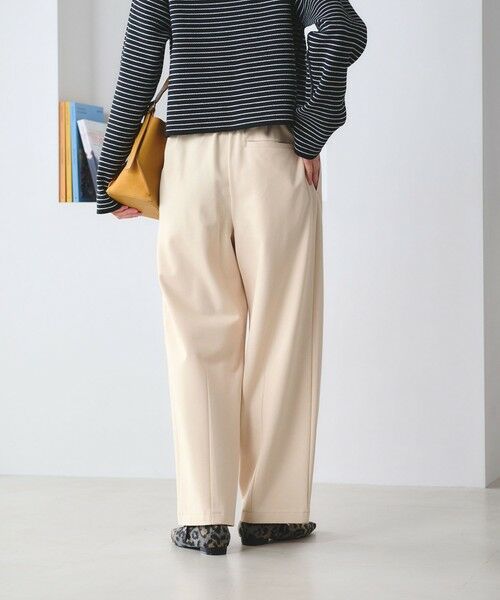 BEAUTY&YOUTH UNITED ARROWS / ビューティー&ユース ユナイテッドアローズ その他パンツ | 【WEB限定 Wardrobe DAILY MINIMAL】ジャージー タックカーブパンツ ウォッシャブル | 詳細4