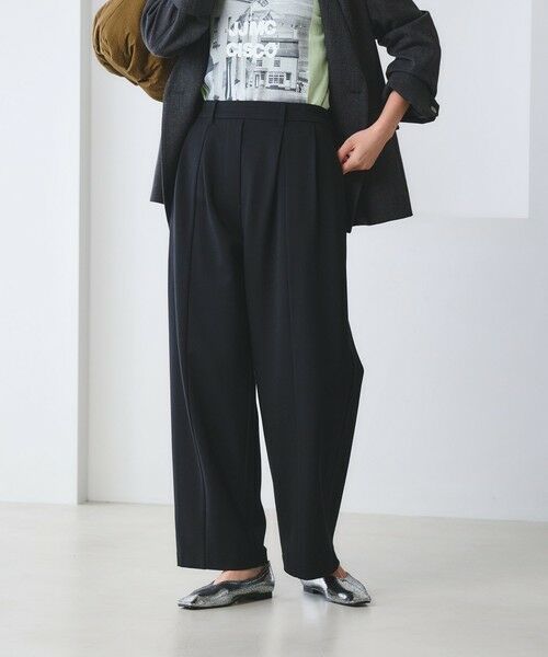 BEAUTY&YOUTH UNITED ARROWS / ビューティー&ユース ユナイテッドアローズ その他パンツ | 【WEB限定 Wardrobe DAILY MINIMAL】ジャージー タックカーブパンツ ウォッシャブル | 詳細12