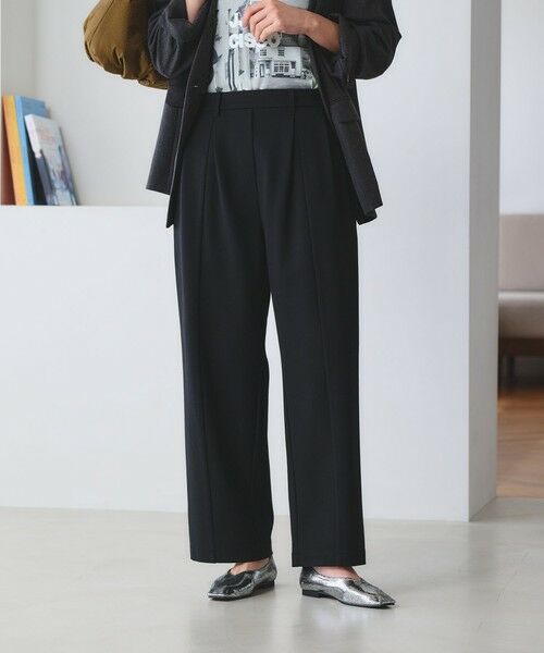 BEAUTY&YOUTH UNITED ARROWS / ビューティー&ユース ユナイテッドアローズ その他パンツ | 【WEB限定 Wardrobe DAILY MINIMAL】ジャージー タックカーブパンツ ウォッシャブル | 詳細13