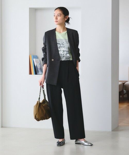 BEAUTY&YOUTH UNITED ARROWS / ビューティー&ユース ユナイテッドアローズ その他パンツ | 【WEB限定 Wardrobe DAILY MINIMAL】ジャージー タックカーブパンツ ウォッシャブル | 詳細14