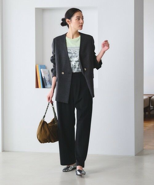 BEAUTY&YOUTH UNITED ARROWS / ビューティー&ユース ユナイテッドアローズ その他パンツ | 【WEB限定 Wardrobe DAILY MINIMAL】ジャージー タックカーブパンツ ウォッシャブル | 詳細15