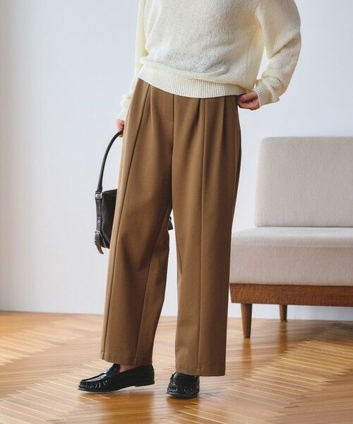 BEAUTY&YOUTH UNITED ARROWS / ビューティー&ユース ユナイテッドアローズ その他パンツ | 【WEB限定 Wardrobe DAILY MINIMAL】ジャージー タックカーブパンツ ウォッシャブル | 詳細20