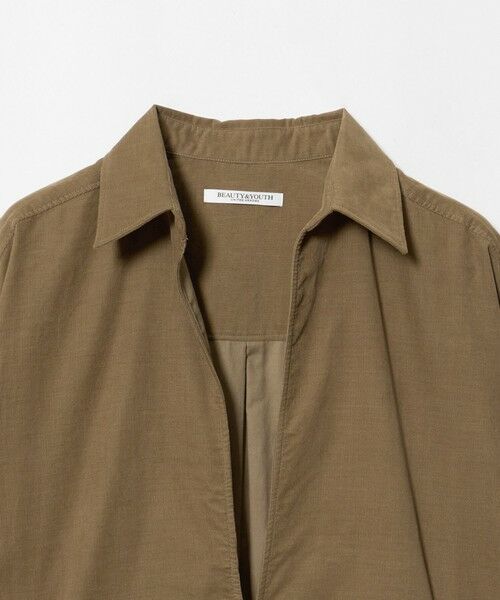 BEAUTY&YOUTH UNITED ARROWS / ビューティー&ユース ユナイテッドアローズ シャツ・ブラウス | コットンコーデュロイ スキッパーチュニック | 詳細4