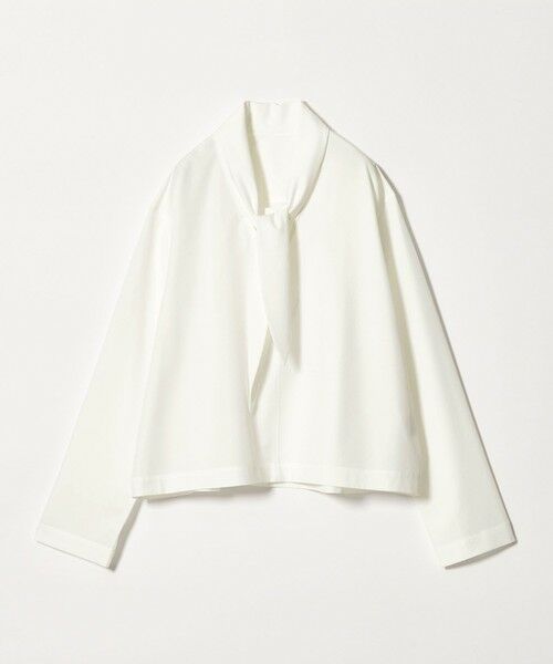 BEAUTY&YOUTH UNITED ARROWS / ビューティー&ユース ユナイテッドアローズ シャツ・ブラウス | 【WEB限定 Wardrobe DAILY MINIMAL】スカーフ ボウタイブラウス ウォッシャブル | 詳細8