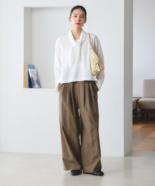 BEAUTY&YOUTH UNITED ARROWS / ビューティー&ユース ユナイテッドアローズ シャツ・ブラウス | 【WEB限定 Wardrobe DAILY MINIMAL】スカーフ ボウタイブラウス ウォッシャブル | 詳細3