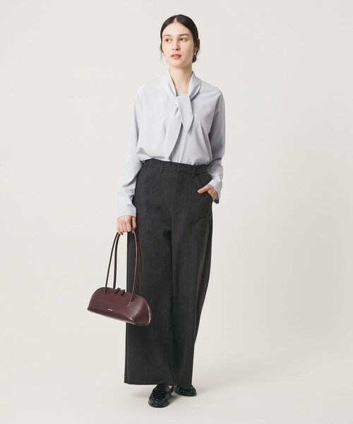 BEAUTY&YOUTH UNITED ARROWS / ビューティー&ユース ユナイテッドアローズ シャツ・ブラウス | 【WEB限定 Wardrobe DAILY MINIMAL】スカーフ ボウタイブラウス ウォッシャブル | 詳細13