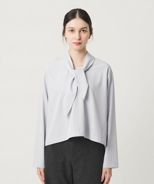 BEAUTY&YOUTH UNITED ARROWS / ビューティー&ユース ユナイテッドアローズ シャツ・ブラウス | 【WEB限定 Wardrobe DAILY MINIMAL】スカーフ ボウタイブラウス ウォッシャブル | 詳細14