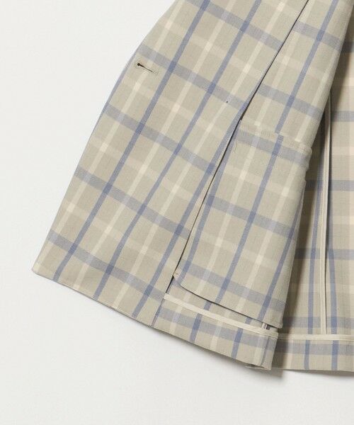 BEAUTY&YOUTH UNITED ARROWS / ビューティー&ユース ユナイテッドアローズ テーラードジャケット | ポリエステルブレンド チェック ライトジャケット | 詳細2