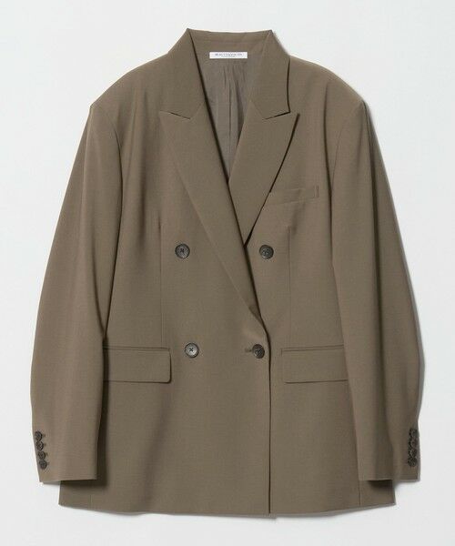 BEAUTY&YOUTH UNITED ARROWS / ビューティー&ユース ユナイテッドアローズ テーラードジャケット | 毛ポリエステルブレンド トロピカル ダブルジャケット（MOCA）