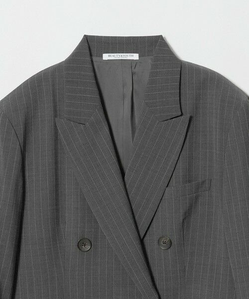 BEAUTY&YOUTH UNITED ARROWS / ビューティー&ユース ユナイテッドアローズ テーラードジャケット | 毛ポリエステルブレンド トロピカル ダブルジャケット | 詳細15