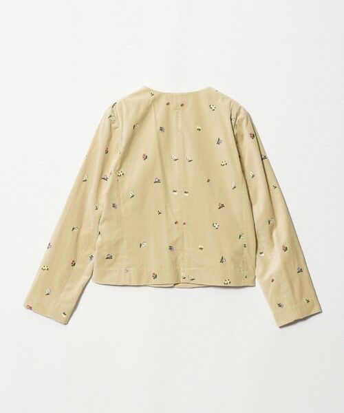 BEAUTY&YOUTH UNITED ARROWS / ビューティー&ユース ユナイテッドアローズ ノーカラージャケット | ベロア エンブロイダリー ノーカラージャケット | 詳細4