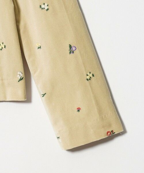 BEAUTY&YOUTH UNITED ARROWS / ビューティー&ユース ユナイテッドアローズ ノーカラージャケット | ベロア エンブロイダリー ノーカラージャケット | 詳細6