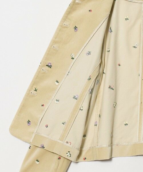 BEAUTY&YOUTH UNITED ARROWS / ビューティー&ユース ユナイテッドアローズ ノーカラージャケット | ベロア エンブロイダリー ノーカラージャケット | 詳細8