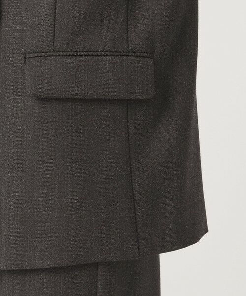 BEAUTY&YOUTH UNITED ARROWS / ビューティー&ユース ユナイテッドアローズ ノーカラージャケット | 【WEB限定 Wardrobe DAILY MINIMAL】メランジ ダブルノーカラージャケット ウォッシャブル | 詳細19