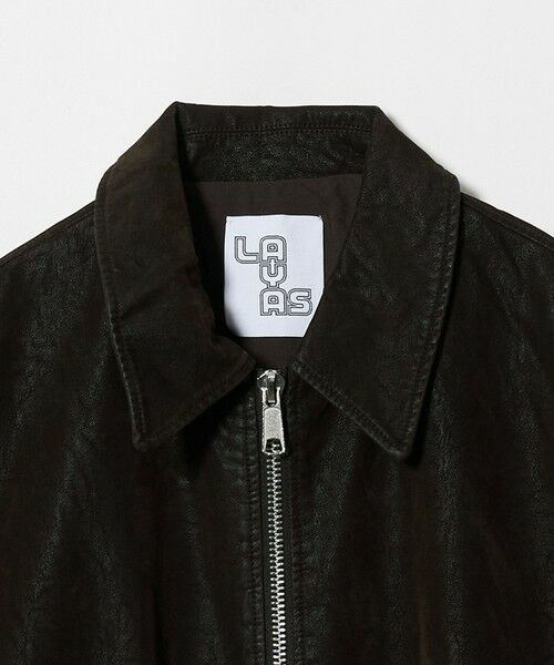 BEAUTY&YOUTH UNITED ARROWS / ビューティー&ユース ユナイテッドアローズ その他アウター | ＜LAYAS＞レザーライク ジップ ブルゾン | 詳細2