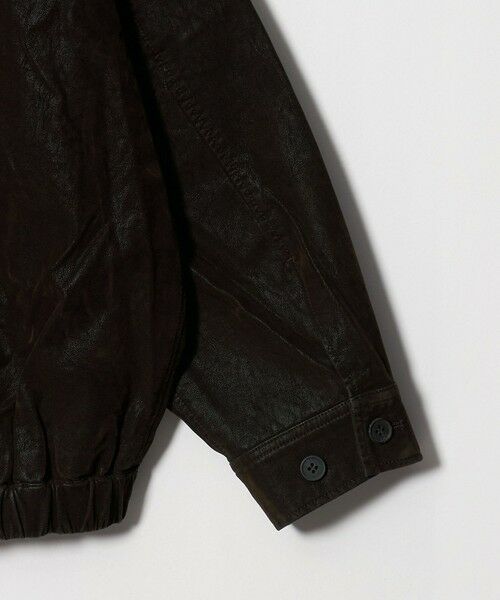 BEAUTY&YOUTH UNITED ARROWS / ビューティー&ユース ユナイテッドアローズ その他アウター | ＜LAYAS＞レザーライク ジップ ブルゾン | 詳細4
