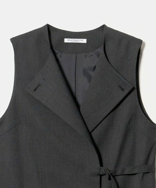 BEAUTY&YOUTH UNITED ARROWS / ビューティー&ユース ユナイテッドアローズ ミニ丈・ひざ丈ワンピース | ベルト 2WAY ワンピース 防シワ | 詳細7
