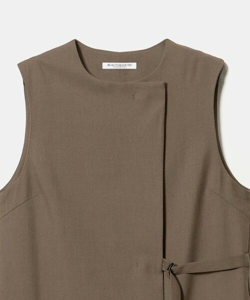 BEAUTY&YOUTH UNITED ARROWS / ビューティー&ユース ユナイテッドアローズ ミニ丈・ひざ丈ワンピース | ベルト 2WAY ワンピース 防シワ | 詳細13