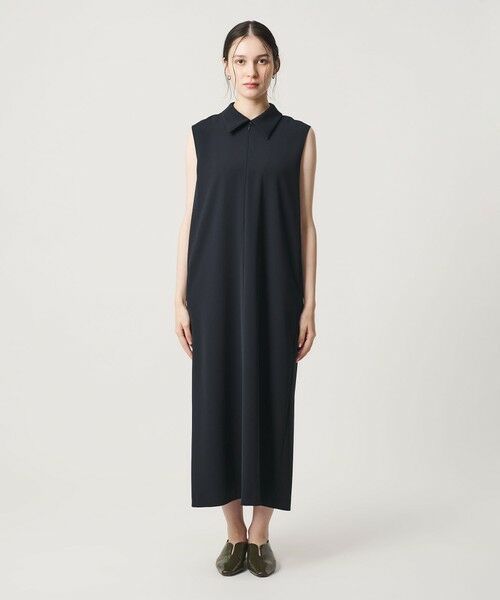 BEAUTY&YOUTH UNITED ARROWS / ビューティー&ユース ユナイテッドアローズ ロング・マキシ丈ワンピース | 【WEB限定 Wardrobe DAILY MINIMAL】ダブルクロス スキッパーワンピース ウォッシャブル | 詳細13