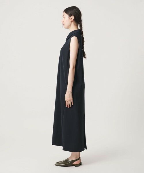 BEAUTY&YOUTH UNITED ARROWS / ビューティー&ユース ユナイテッドアローズ ロング・マキシ丈ワンピース | 【WEB限定 Wardrobe DAILY MINIMAL】ダブルクロス スキッパーワンピース ウォッシャブル | 詳細14